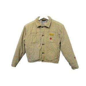 Timberland Size Small Boys Beige Quilted Coat #M-116